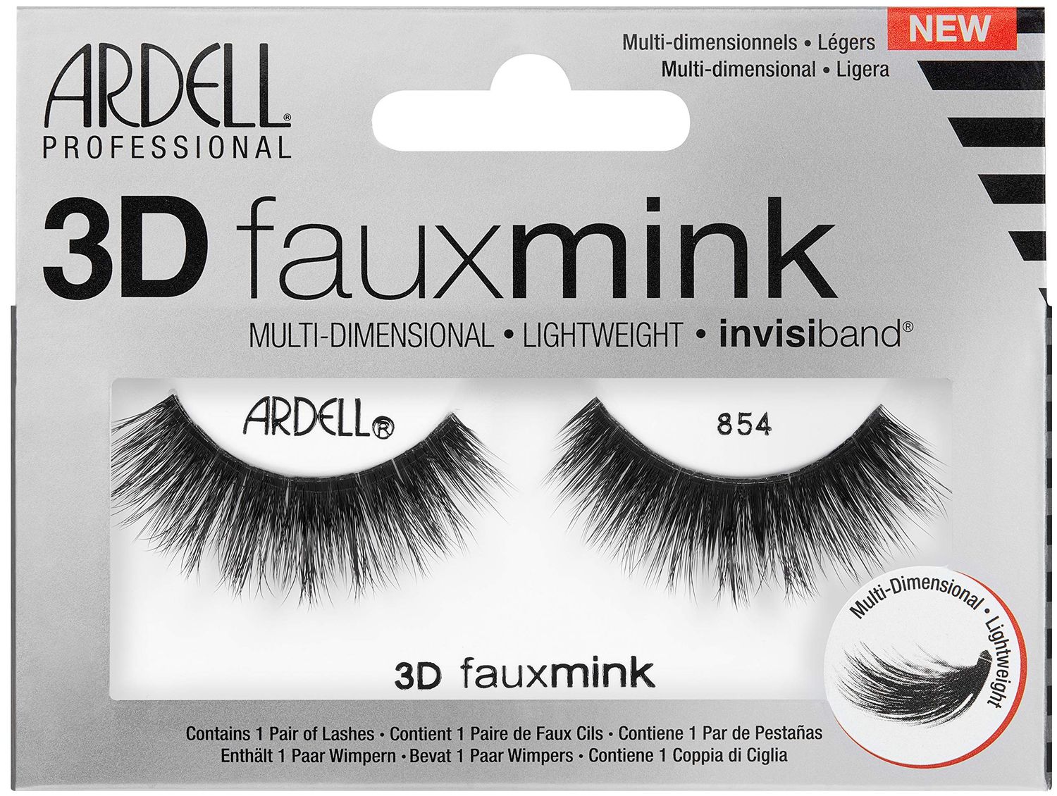 3D Faux Mink 854