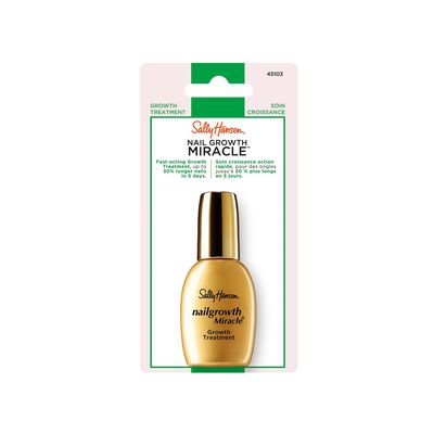 Sally Hansen Nailgrowth Miracle, Growth Treatment, Nail Protectant, Infused with Soy Protein, Keratin, Collagen, and Multi-Vitamins