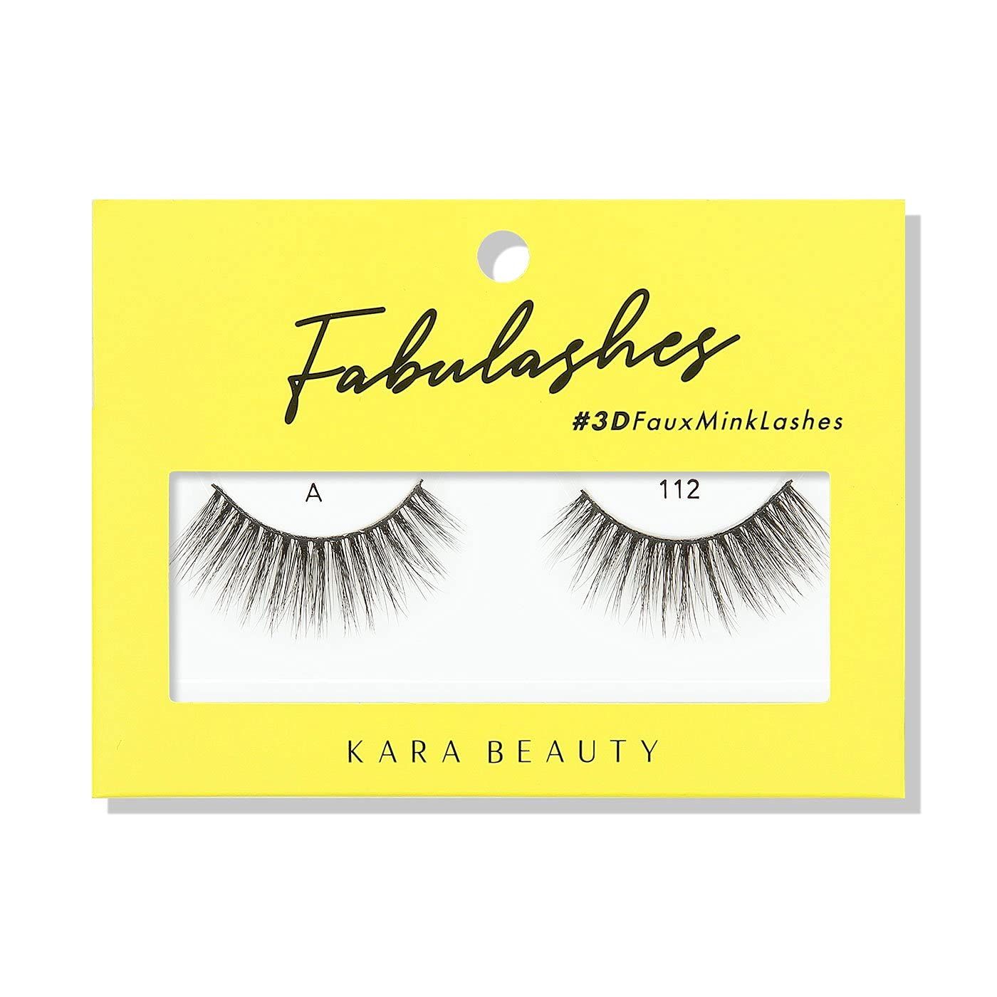 KARA BEAUTY FABULASHES 3D Faux Mink False Eyelashes - Style A112