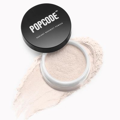 Popcode Glow Soft Focus Setting Powder, Smooths Pores &amp; Lines, Silky Powder for Creating Without Shine, Bake Setting Powder, Talc-Free, Vegan, 0.35 Oz (Light Pink)