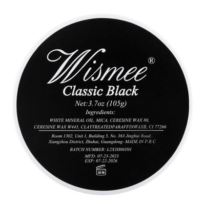 Wismee 105g Black Face Paint,Large Capacity Classic Black Face Body Special Effects Makeup Kit Dress Up Non Toxic Face Painting Kits for Adult Full Coverage Face paint Fx Make Up (Large 105g3.7oz)
