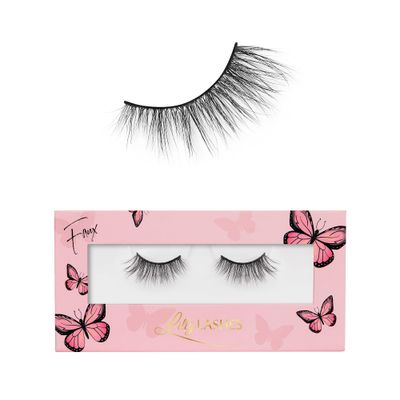 Lilly Lashes Butterfl&#39;eyes Faux Mink Lashes, Half Lashes Natural Look &amp; Feel, False Eyelashes, Reusable Eyelashes 20x, No Trimming  Easy to Apply, Flare Style, Lash Glue not Included 13mm (Fantasy)