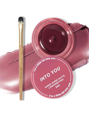 INTO YOU Matte Liquid Lipstick for Women, Canned Long Lasting Pink Lipstick Waterproof with Lip Brush, No Transfer, High Pigmented with Lightweight Lip Mud Texture(342)