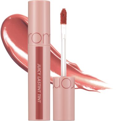 rom&amp;nd Juicy Lasting Tint 23 NUCADAMIA, Vivid color, Glossy Finish, Long-lasting, MLBB, moisturizing, Highly-Pigmented, Clear &amp; Natural Makeup, Lip Tint for Daily Use, K-beauty, 5.5g  0.2 oz