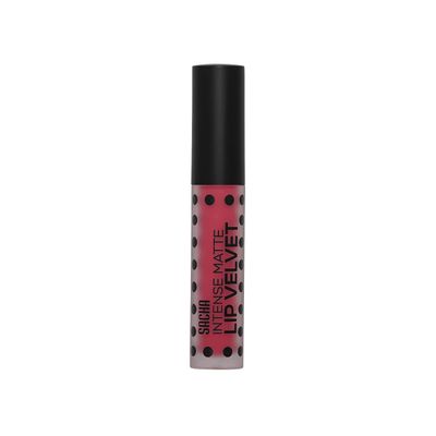 Sacha Cosmetics Intense Matte Lip Velvet, Long Lasting Liquid Lipstick Lip Color Makeup, Best Lip Stain Tint Stick,0.2 fl.oz- Hang Over Red