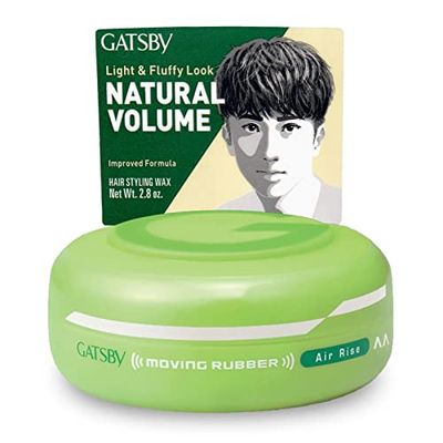 GATSBY Moving Rubber Air Rise Hair Wax, English Version, 80g2.8oz