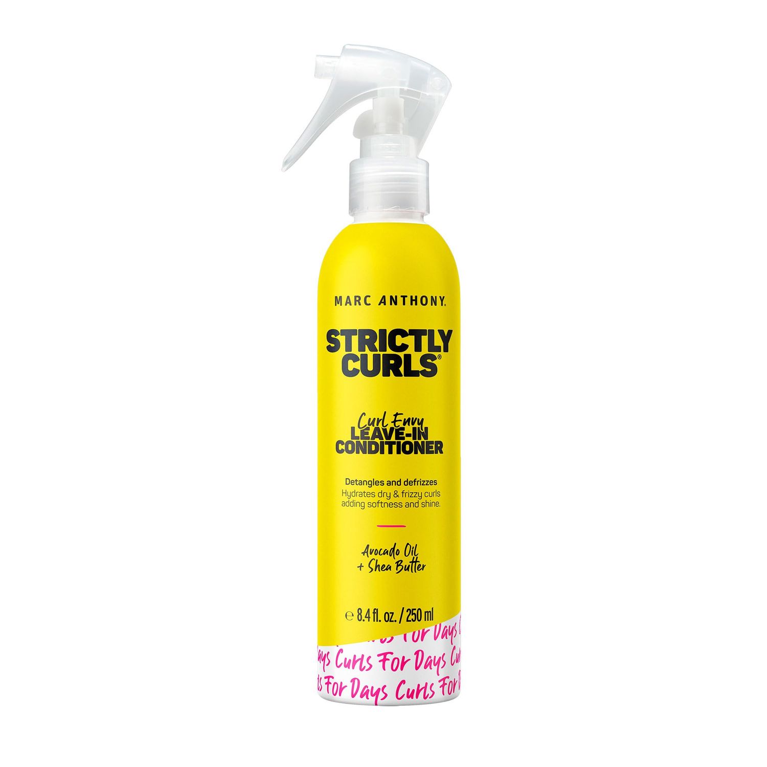 Marc Anthony Leave-In Conditioner, Strictly Curls - Shea Butter, Vitamin E &amp; Avocado Oil Softens &amp; Defines Coarse Curls - Sulfate-Free Anti-Frizz Styling Product For Curly, &amp; Wavy Hair