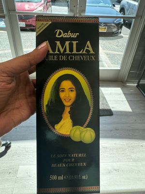 Dabur Amla Hair Oil 500ml - 100% Natural, Enhances Hair Growth, Nourishes Scalp and Hair