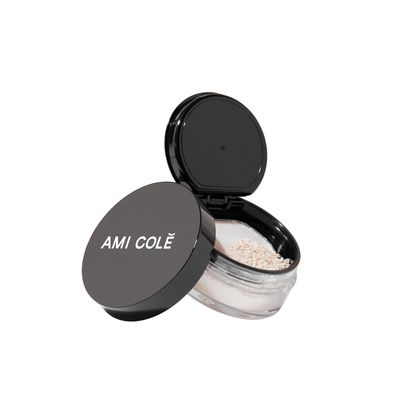 Ami Col Skin Melt Talc-Free Loose Setting Powder Translucent, face powder, makeup, finishing powder, lightweight