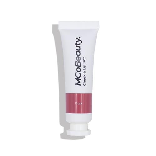 MCoBeauty Cheek And Lip Tint - Luminous Pop Of Buildable Color - Quick-Drying And Long-Wearing - Blurs The Lines Between A Dewy Gloss And A Stain - Gives Skin A Youthful Glow - Dusk - 0.34 Oz