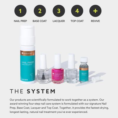 Dazzle Dry Step 2 - Base Coat, 0.5 oz (15 mL)