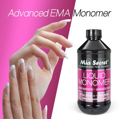Mia Secret 8 oz  240ml LIQUID MONOMER PROFESSIONAL ACRYLIC NAIL SYSTEM