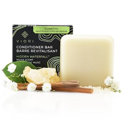 Viori Hidden Waterfall Conditioner Bar Made with Rice Water - Handcrafted All Natural Organic Conditioner