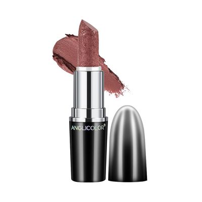 BLMBAY Silk Finish Lipstick, Long Lasting Waterproof 24 Hours Hydrating Rich Buildable Lip Color (#03 LOVE PARTICLE)
