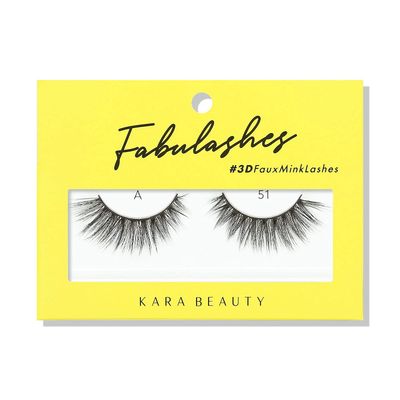 KARA BEAUTY FABULASHES 3D Faux Mink False Eyelashes - Style A51