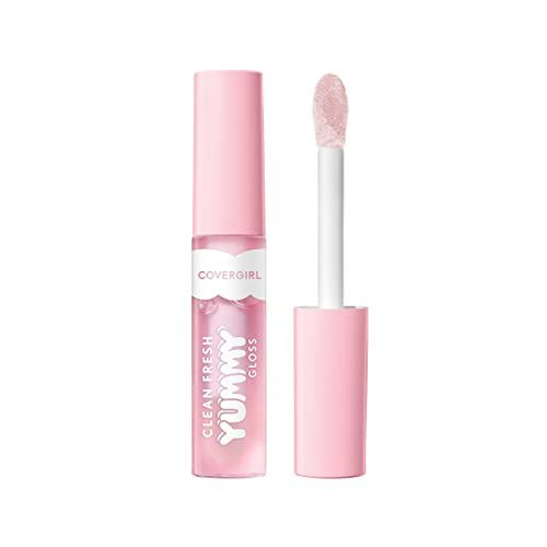 COVERGIRL Clean Fresh Yummy Gloss - Lip Gloss, Sheer, Natural Scents, Vegan Formula - Lets Get Fizzical
