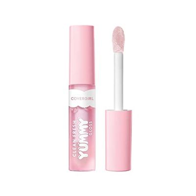 COVERGIRL Clean Fresh Yummy Gloss - Lip Gloss, Sheer, Natural Scents, Vegan Formula - Lets Get Fizzical