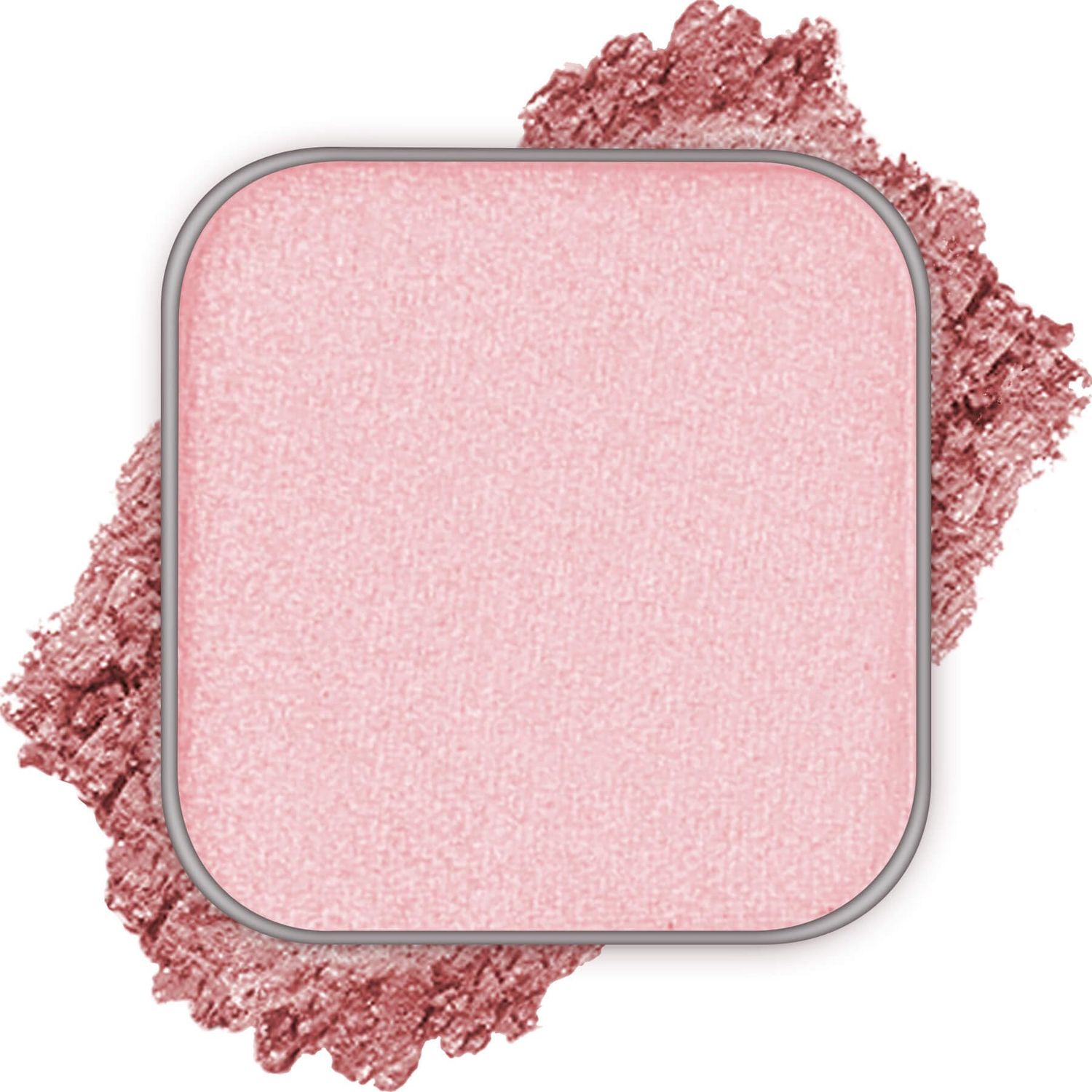 Magnetic Single Shimmer Pink Eyeshadow with Metal Pan, Light Pink Eyeshadow Refill Pan for hooded eyes, for DIY Empty Magnetic Palette (pink flamingo)