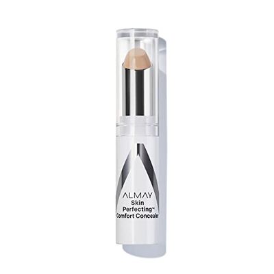 Almay Concealer, Face Makeup, Full Coverage Concealer, Matte Finish, Oil Free, Hypoallergenic-Fragrance Free, Dermatologist Tested, 120 Light, 0.13 Oz