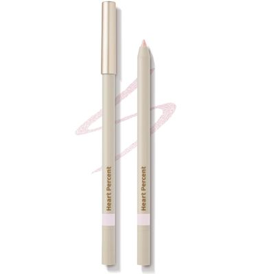 Heart Percent Dote On Mood Gel Eyeliner Pencil, Long-Lasting Waterproof Smudge Proof Smooth Retractable Eye Liner Pencil with Built-In Sharpener (09. Glim Pink)