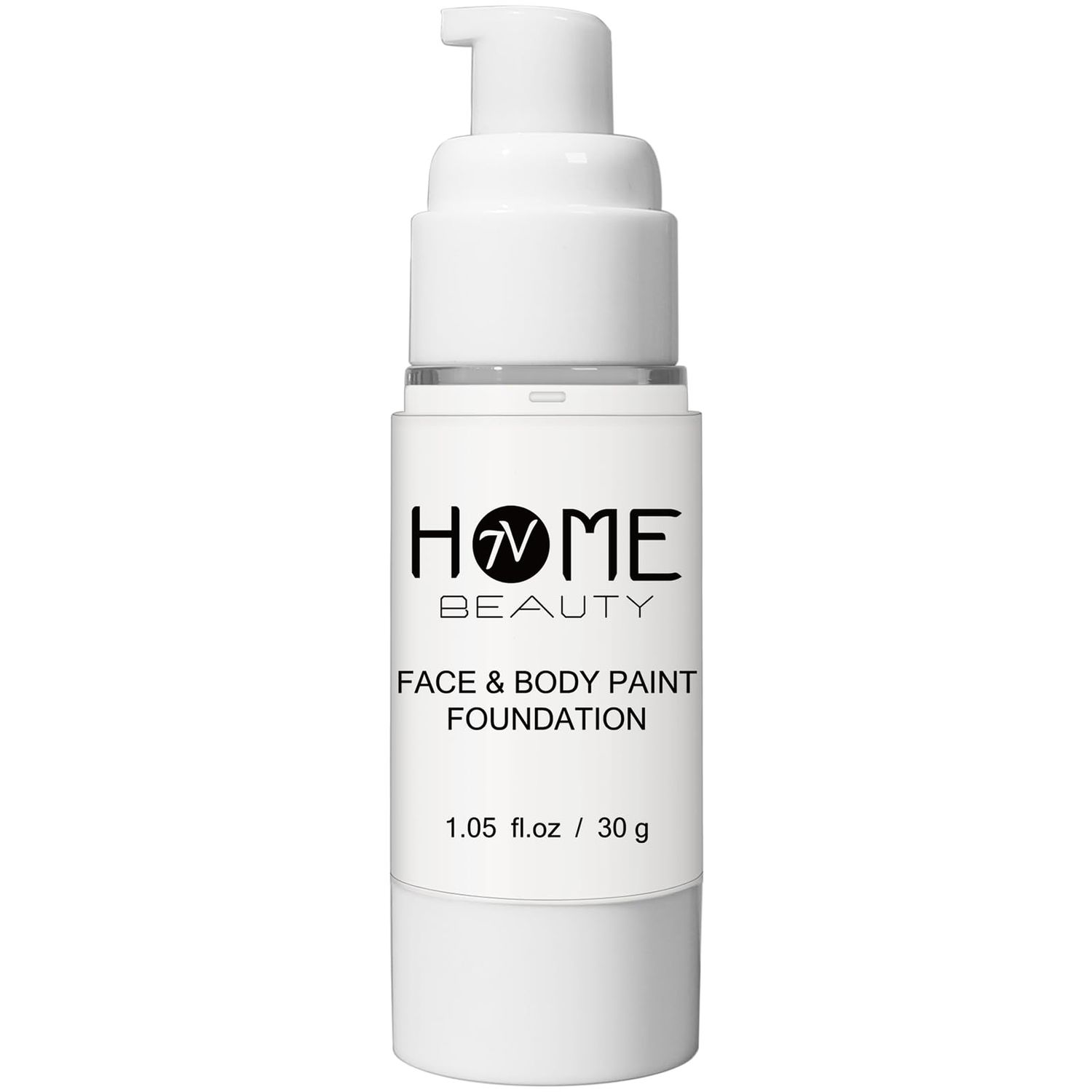7V Home Beauty White Face Paint, Body Paint &amp; Foundation Makeup Non-Toxic Special Effect SFX Makeup Kit,Halloween Costume Cosplay (1.05 fl.oz, White)