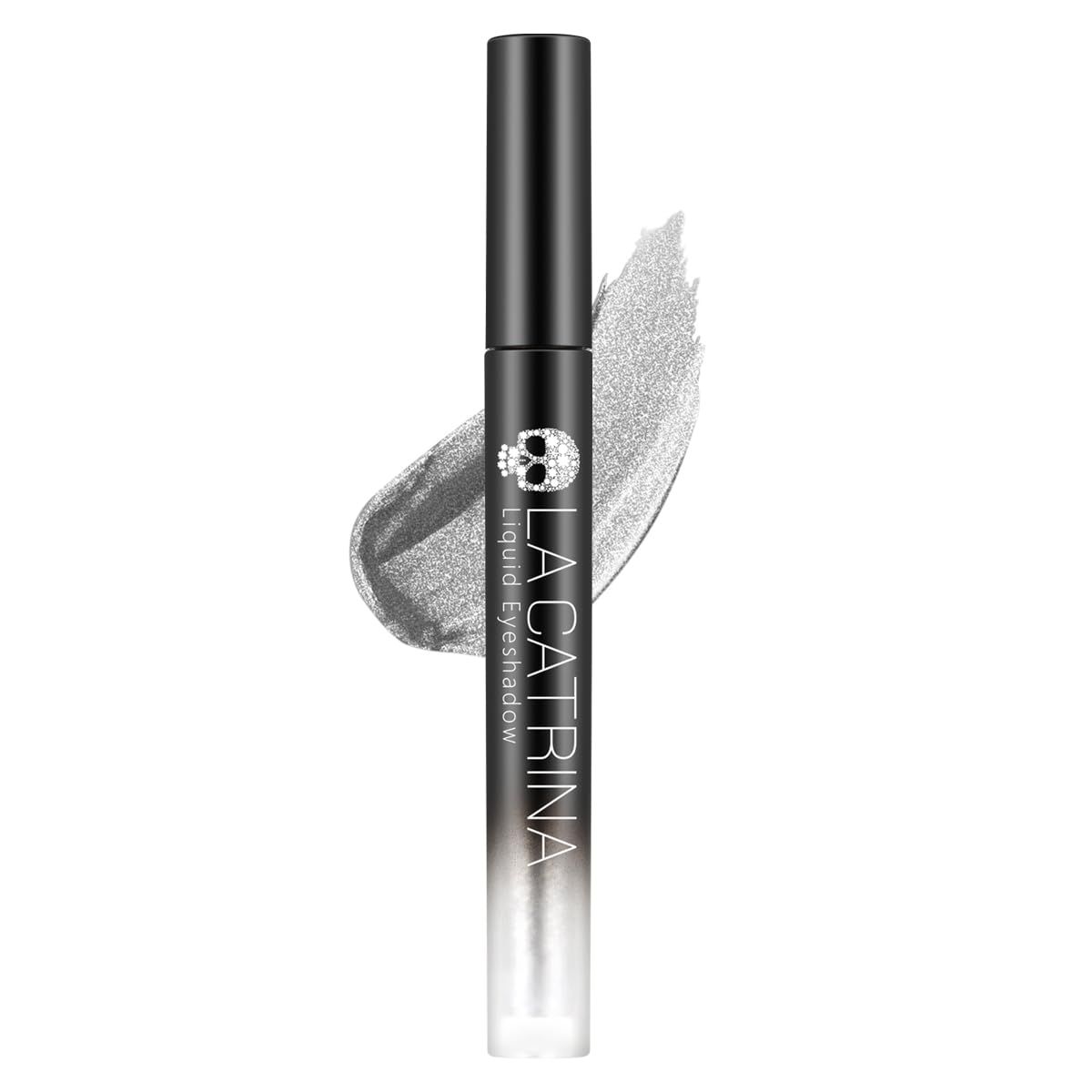 oygcee Silver Liquid Eyeshadow - Glitter Shimmer Sparkle Glow Silvery Eyeshadow Makeup, High-impact Pigmented, Long Lasting, Waterproof Liquid Metallic Eyeshadow, Easy to Apply &amp; Quick Drying
