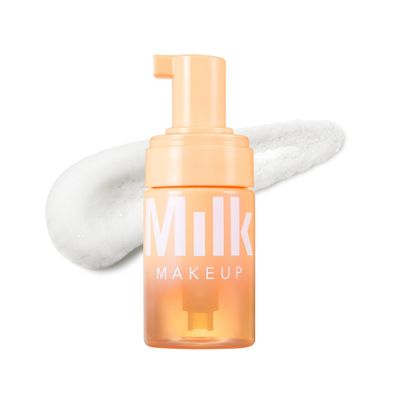 Milk Makeup Cloud Glow Priming Foam - 27 mL - Illuminates &amp; Primes Skin with Turmeric &amp; Saffron - Creates Smooth Base for Makeup - 12-Hour Hold - All Skin Tones - Vegan, Cruelty Free