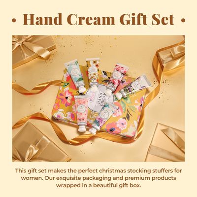 Hand Cream Gift Set - Hand Cream for Women, Hand Lotion Set for Dry Cracked Hands, Holiday Gift for Mother's Day Valentine's Day Christmas, Travel Size Hand Lotion for Women. 6 x 1.0 oz30ml