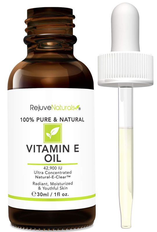 Vitamin E Oil - 100% Pure &amp; Natural, 42,900 IU. Repair Dry, Damaged Skin from Surgery &amp; Acne, Age Spots &amp; Wrinkles. Boost Collagen for Moisturized, Youthful-looking Skin. d-alpha tocopherol