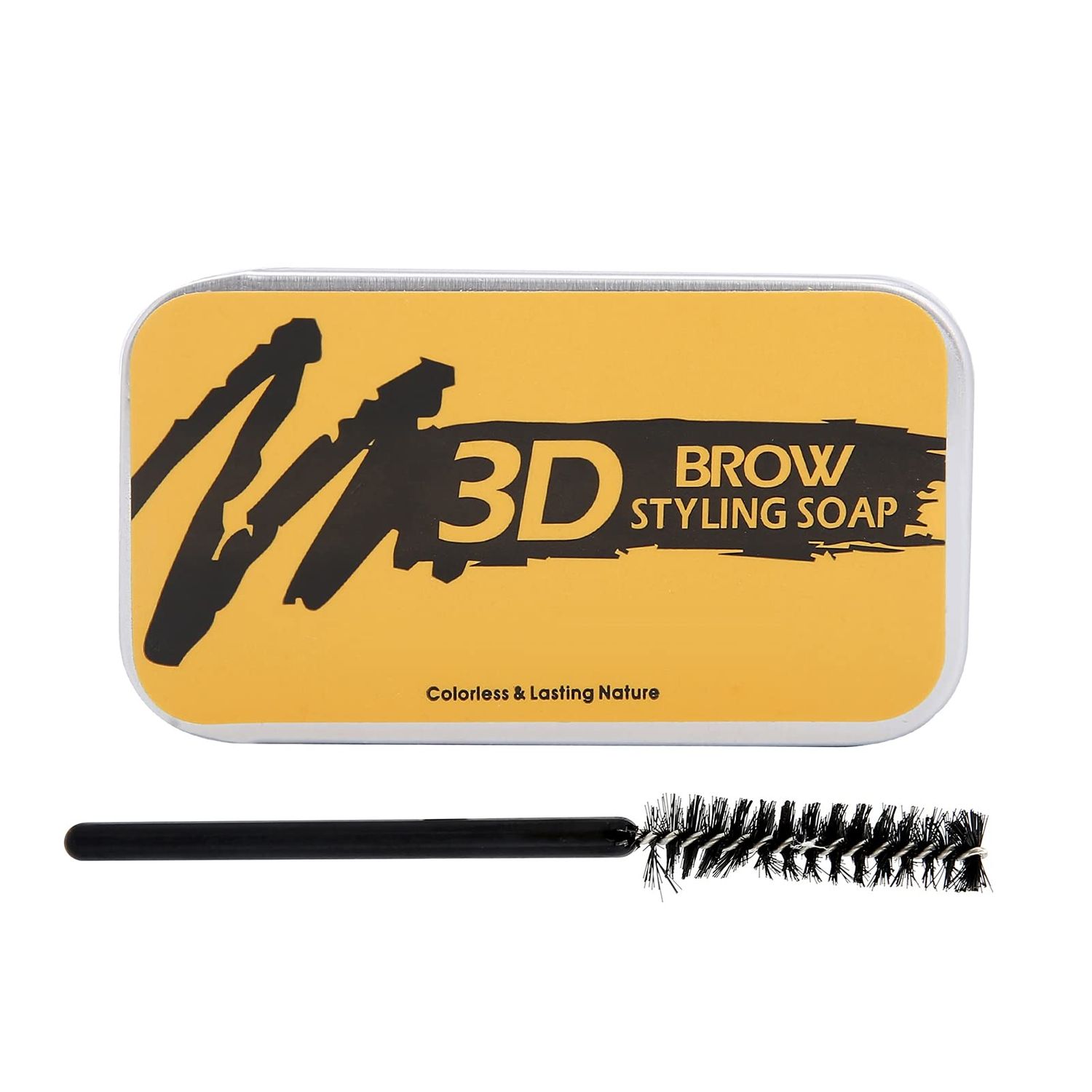 10g Eyebrow Soap Brows Styling Soap, Long Lasting Eyebrow Setting Gel Waterproof Smudge Proof Eyebrow Wax for Brows Shaping Defining