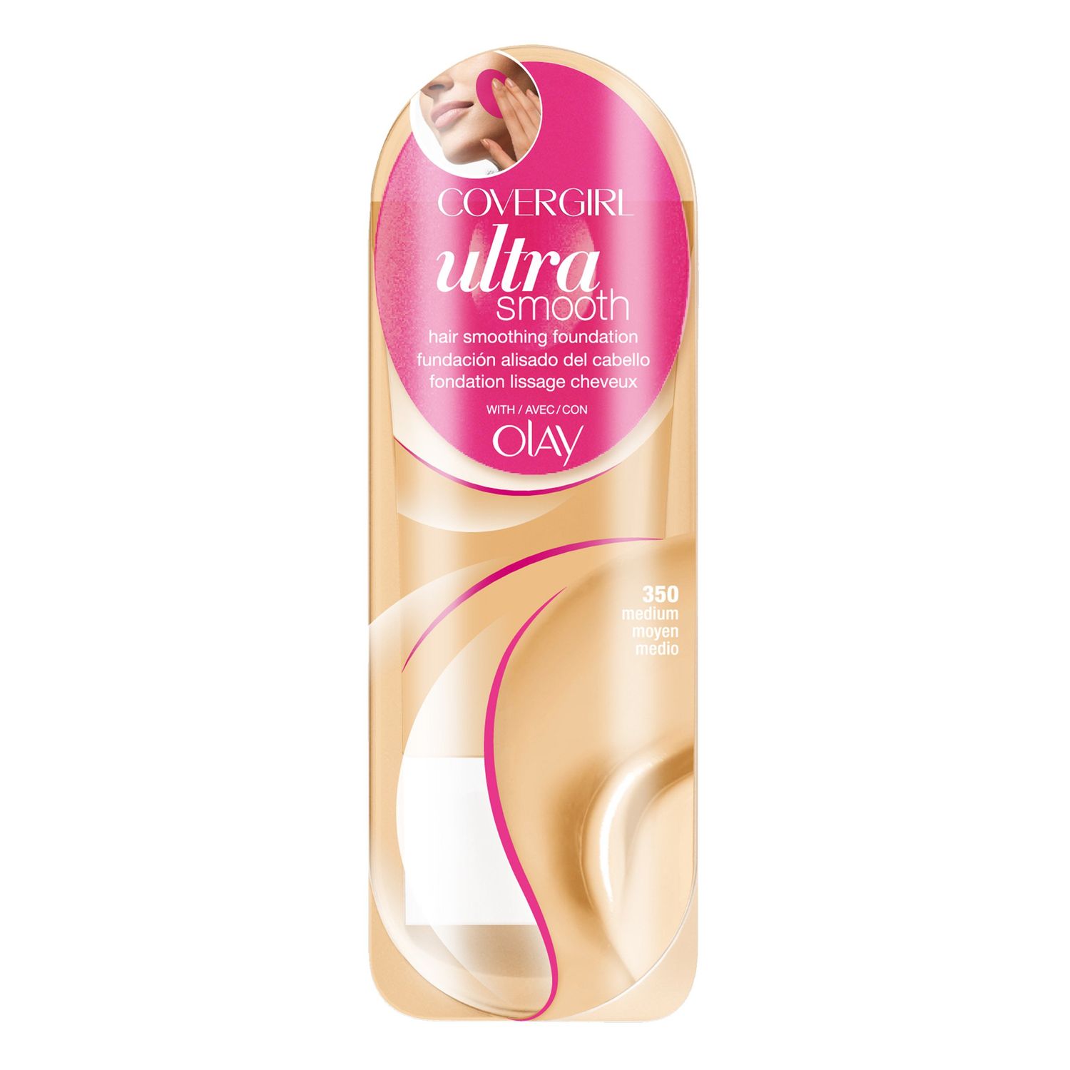 CoverGirl Ultrasmooth Foundation Plus Applicator, Soft Honey 845, 0.85 Fluid Ounce