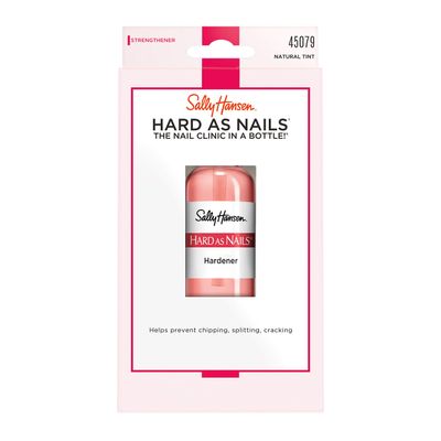 Sally Hansen Hard As Nails, Natural Tint, Nail Strengthener, Nail Protectant