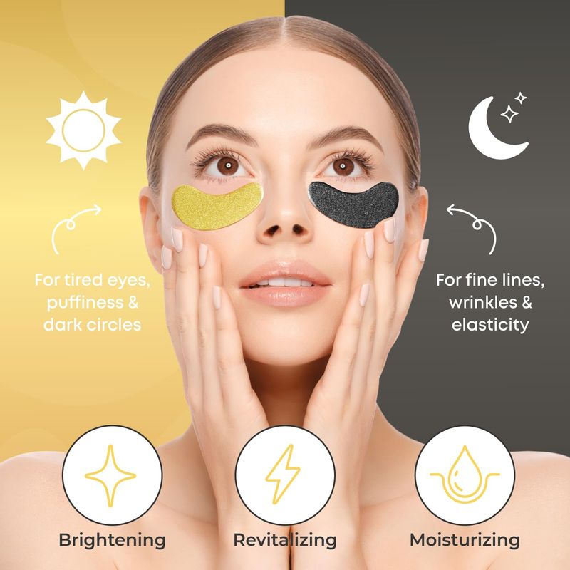 Under Eye Patches for Puffy Eyes and Dark Circles | Infused Gel Eye Mask Patches for Dark Circle Under Eye Support of Eye Bags &amp; Puffiness | Ideal for Bridesmaid Gifts &amp; Bachelorette Party
