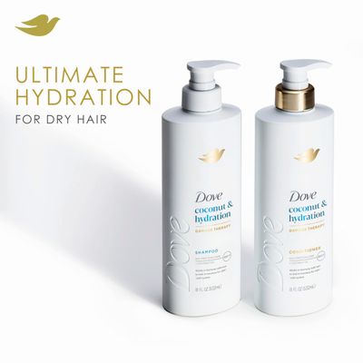 Dove Conditioner Coconut &amp; Hydration for Dry Hair with Bio-Protein Care Technology and Coconut Oil 28 Fl Oz