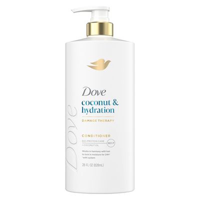 Dove Conditioner Coconut &amp; Hydration for Dry Hair with Bio-Protein Care Technology and Coconut Oil 28 Fl Oz