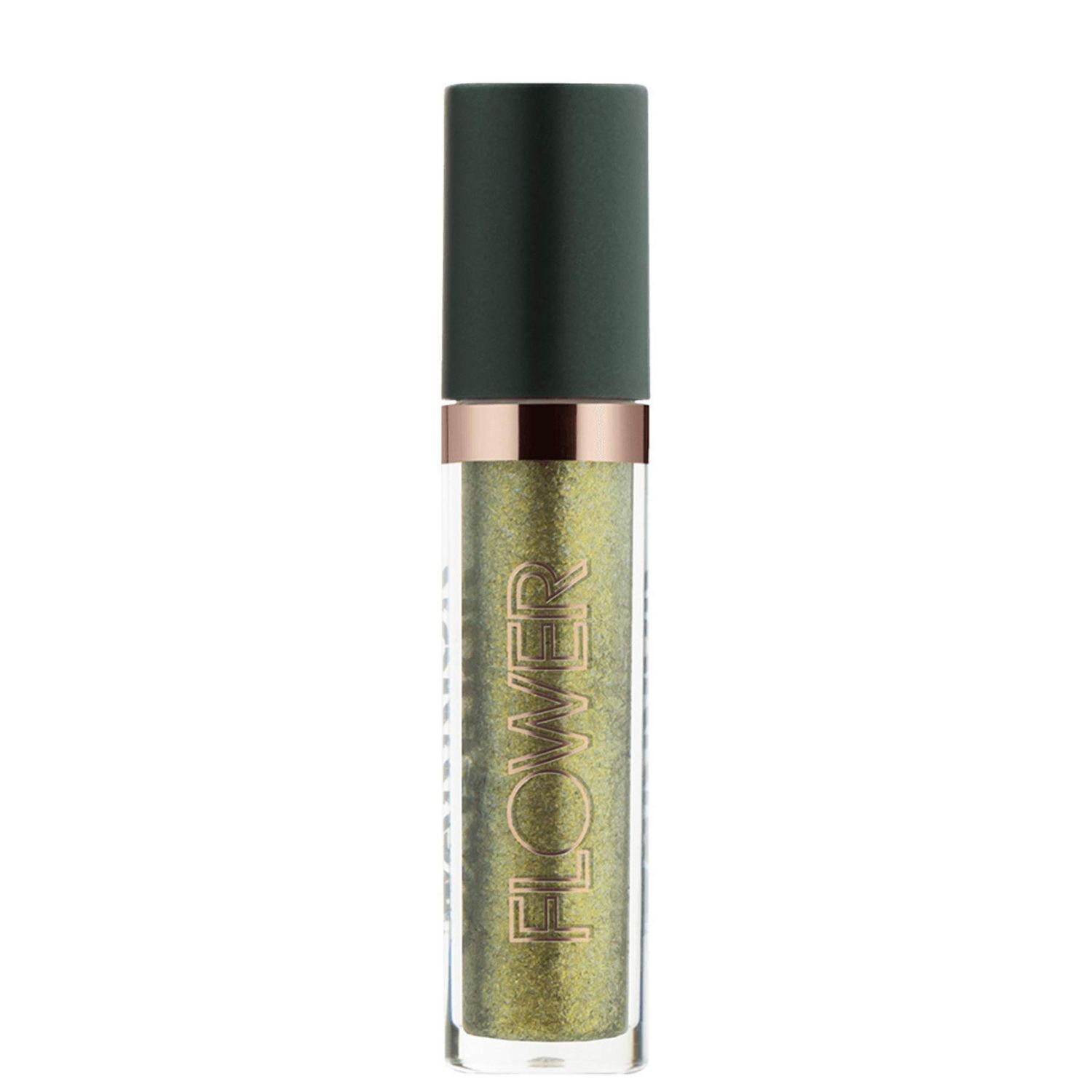 FLOWER BEAUTY Warrior Glitter Liquid Eyeshadow, Long-Lasting High-Impact Shimmer for Eyes, Cruelty-Free Makeup (Camo)
