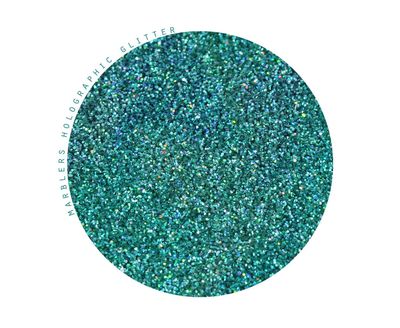 MARBLERS Holographic Face & Body Glitter Holo Teal 0.18oz (5g) | Fine | Non-Toxic | Vegan | Cruelty-Free | Ethically Sourced | Festival Makeup | Eye, Hair, Nail, Eyeshadow | Cosmetic Grade