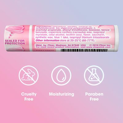 ChapStick Lip Moisturizer, Cotton Candy, 12-Pack - Limited Edition Bulk Lip Balm, Fun &amp; Yummy, 0.15 Oz Ea
