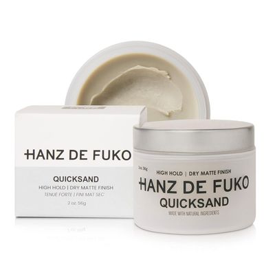 Hanz de Fuko Quicksand - Premium Mens Hair Styling Wax &amp; Dry Shampoo Combo - High Hold, Ultra Matte Finish - 2 oz.
