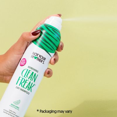 Not Your Mother's Clean Freak Original Dry Shampoo - (4-Pack) 7 oz - Refreshing Dry Shampoo Instantly Absorbs Oil - Hair Essentials for All Hair Types