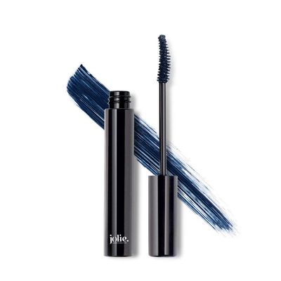 Jolie Ultra Dramatic Luxury Lash Mascara WCurling Brush - Hypoallergenic, Paraben Free (Navy)