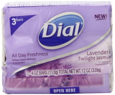 Dial Antibacterial Deodorant Soap Lavender &amp; Twilight Jasmine - 3 CT