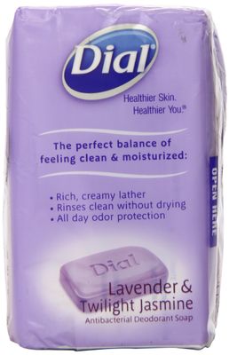 Dial Antibacterial Deodorant Soap Lavender &amp; Twilight Jasmine - 3 CT