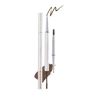 VEECCI Eyebrow Pencil, 3-in-1 Brow Mascara, Tint &amp; Brush, Long-Lasting, Smudge-Proof, Matte Finish, Microblading Gel Pen (03Espresso)