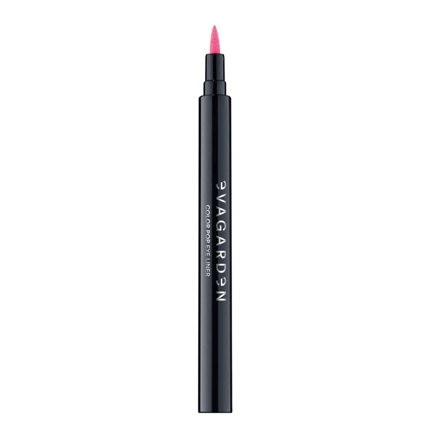 EVAGARDEN Color Pop Eye Liner - No Smudging, Quick Drying Formula - Creates Ultra-Fine to Bold Lines with Precise Application - Intense Hue Enhances Your Face Makeup - 02 Blazing Pink - 1 Pc
