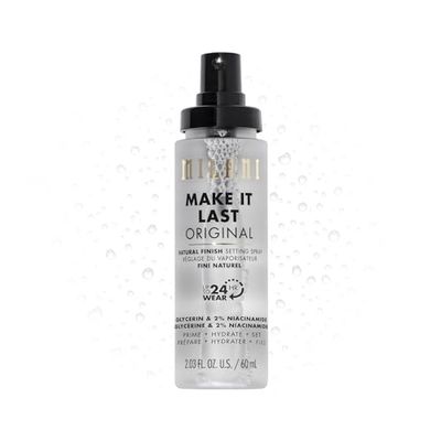 Milani Make It Last Original - Natural Finish Setting Spray 3-in-1 Setting Spray and Primer- Prime  Correct  Set Makeup Finishing Spray and Primer - Long Lasting Makeup Primer and Spray 2.03 Fl. Oz