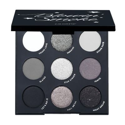 ColourPop Blowin&#39; Smoke Eyeshadow Palette - Silver Eyeshadow and Smokey Eye Eyeshadow Palette with Metallic and Matte Finishes - High-Pigment Eye Makeup with a Long-Wearing Formula (0.3 oz)