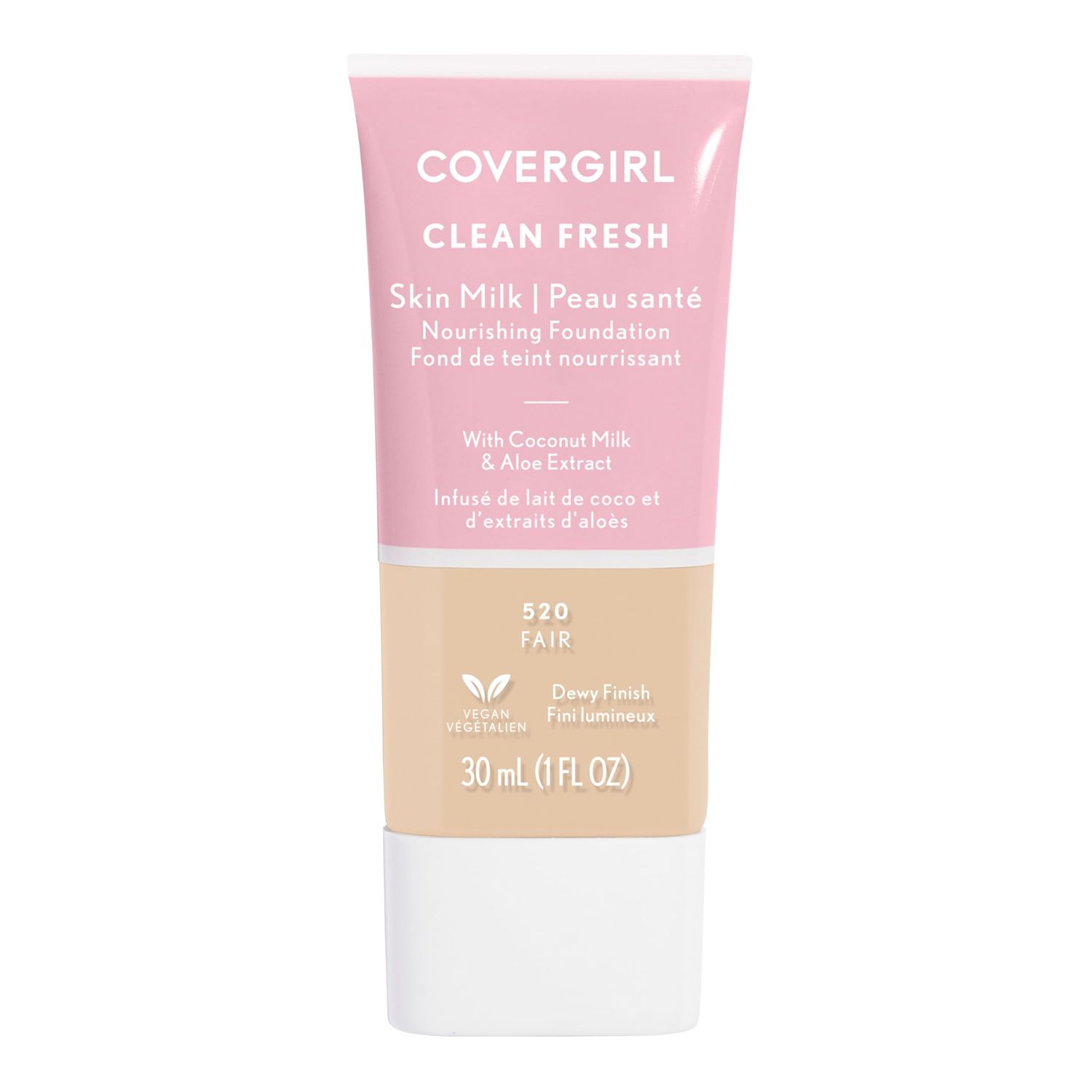 COVERGIRL Clean Fresh Skin Milk Foundation, Fair, 1 Fl Oz (Pack of 1) (packaging may vary)