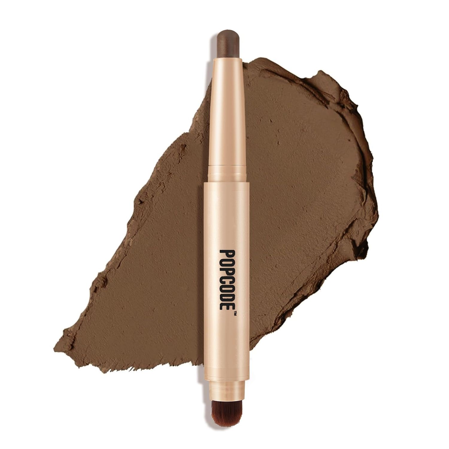 Neutral and Brown Metallic Eyeshadow Stick Pencil Crayon,Champagne Shimmer Cream Eye Brightener Stick Highlighter Makeup,Pro Waterproof &amp; Long Lasting (009 Mud Brown Matte)