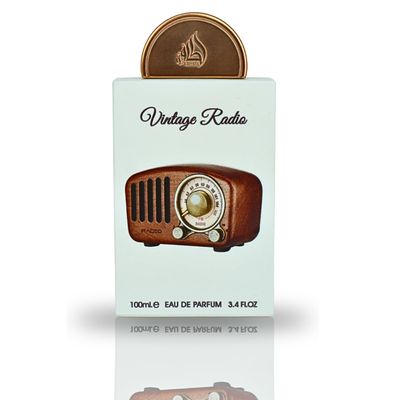 Lattafa Pride Vintage Radio for Unisex Eau de Parfum Spray, 3.4 Ounce  100 ml